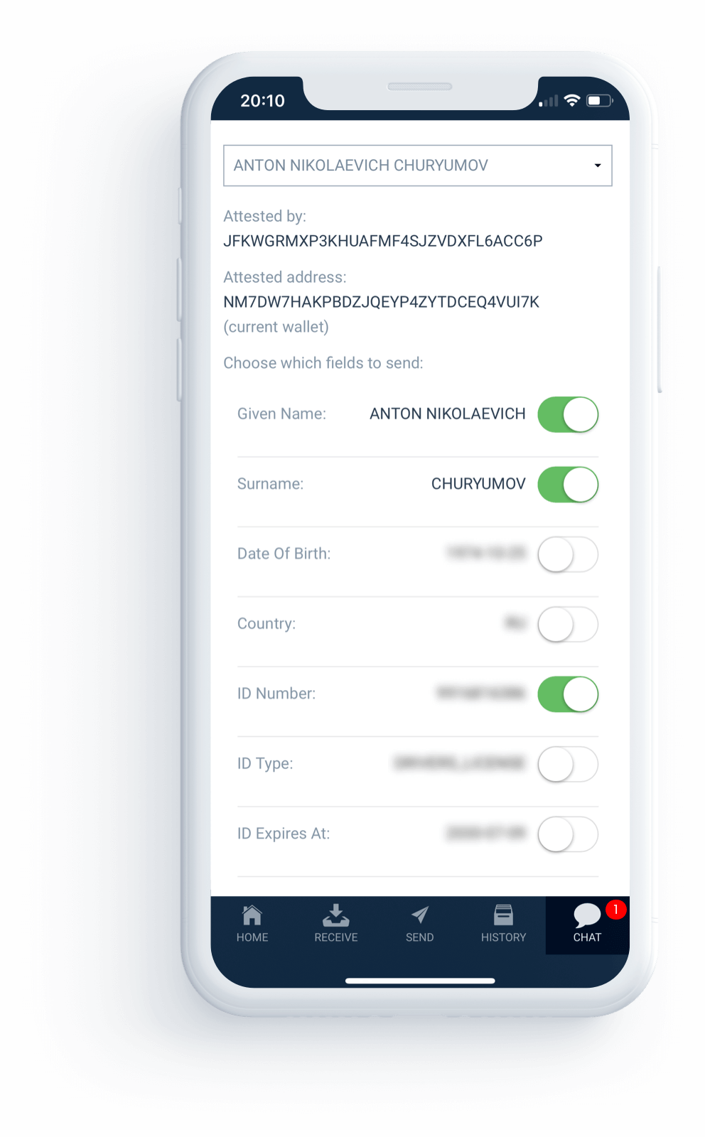 profile info sharing